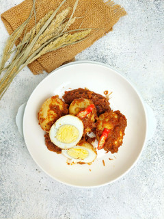 Foto resep Telur bumbu kacang