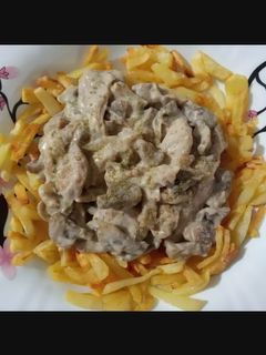 عکسی از دستور چیکن استروگانف