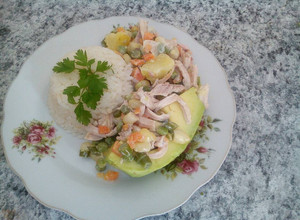 Una foto de Palta rellena