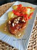 Filetes de soja en salsa de limón