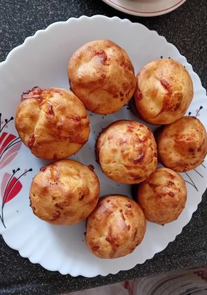 O poză a rețetei Briose cu cascaval.