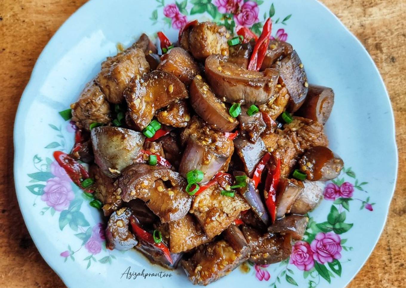 Terong tahu masak kecap