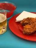 Muslos y alitas crocantes a mi manera (KFC modificada)