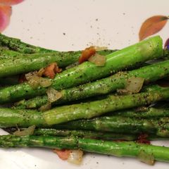 A picture of Asparagus and Bacon.
