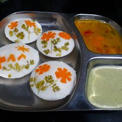 A picture of Designer Idli.