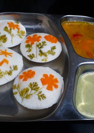 A picture of Designer Idli.