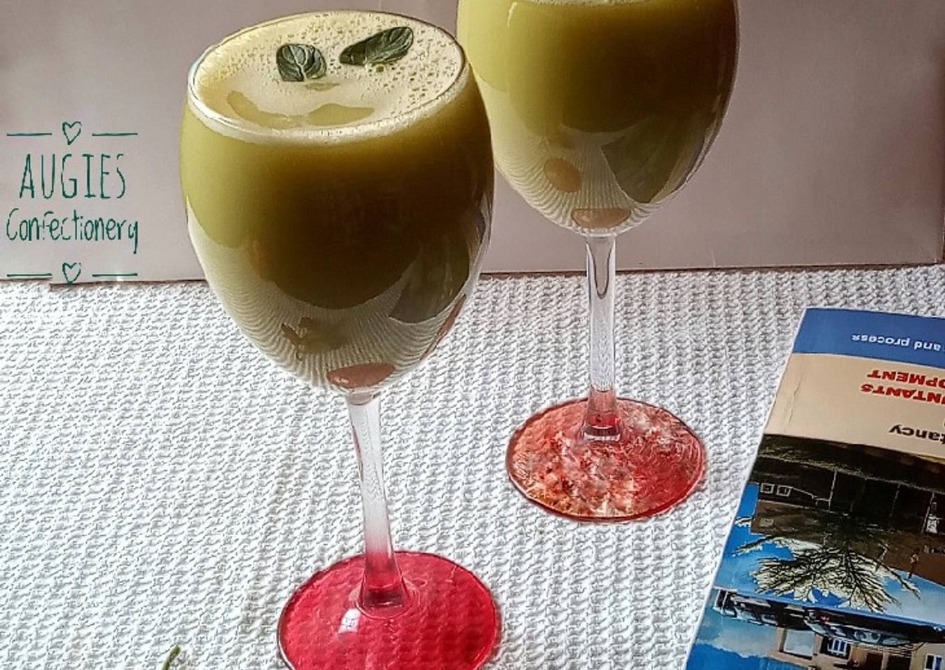 Cucumber and ginger drink