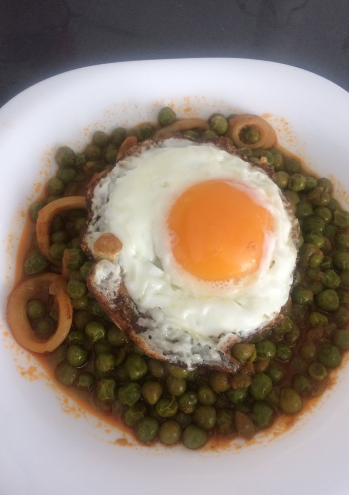 Una foto de Guisantes con pota