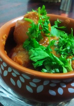 A picture of Pyaaz ki sabji.