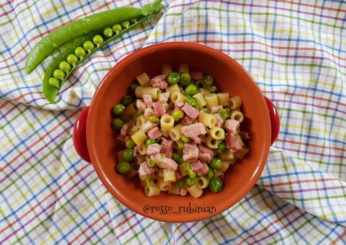 Come a Fai Fatto in casa super veloce Pasta con piselli del mio orto