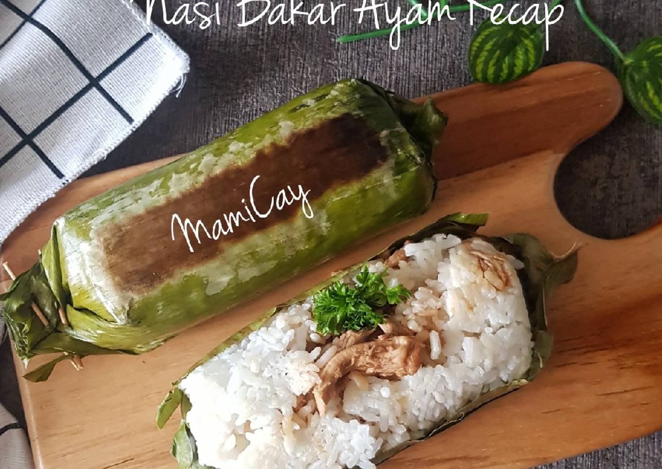Resep Nasi Bakar Ayam Kecap, Lezat