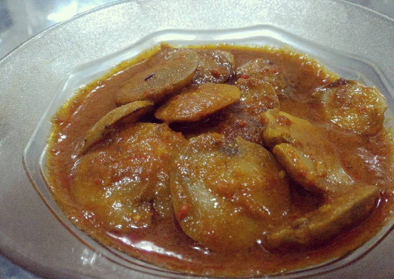 Rendang jengkol pedas