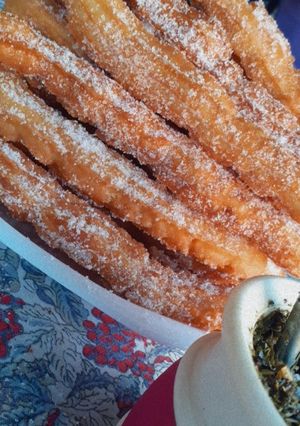 Una foto de Churros🤤 (sin máquina churrera)