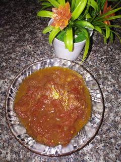 صورة لوصفة قلاية بندوره 😋😋😋