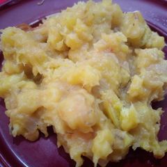 A picture of Mashed bananas.