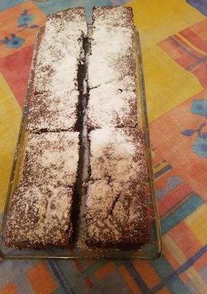 Kakaós-Csokis-Banános kocka recept fotója