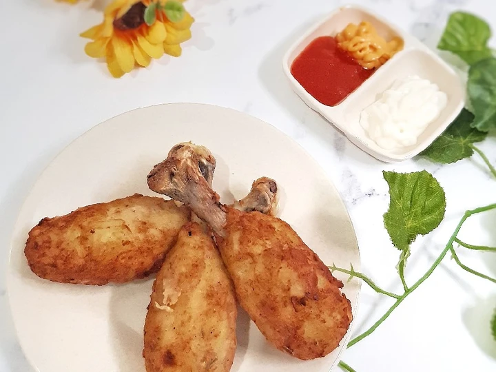 Cara Mudah Membikin Resep Chicken hash brown yang Lezat Anti Ribet, Uenak Banget