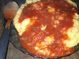 Polenta con salsa de carne