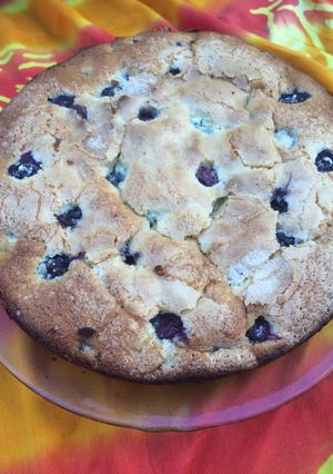 Una foto de Torta de arándanos 