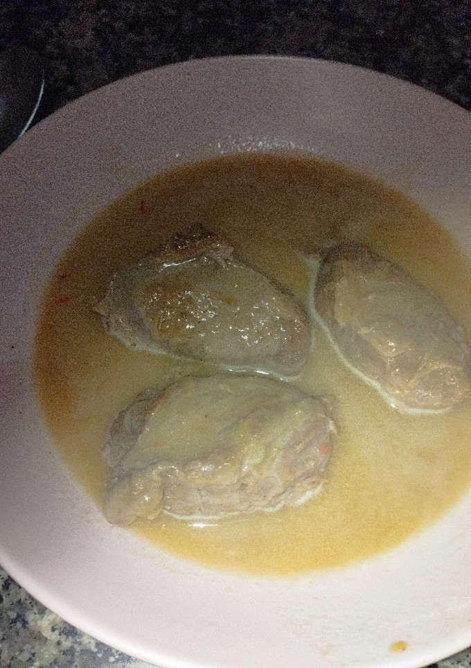 Una foto de Carrilleras en salsa