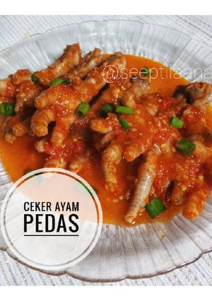 Foto resep Ceker Pedas Mantap