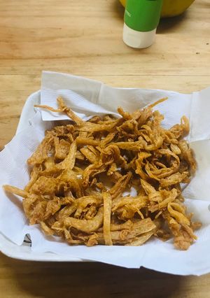 Hình của món Khô cá mặn chay.