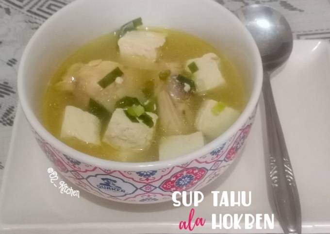 Resep 125 Sup Tahu Ala Hokben Oleh Ratih Anita Dewi Cookpad