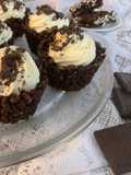 Cestini di farro integrale farciti con crema mascarpone