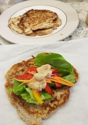 รูปของ Keto wrap (Tortilla)