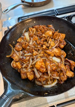 Una foto de Pechugas de pollo al estilo oriental