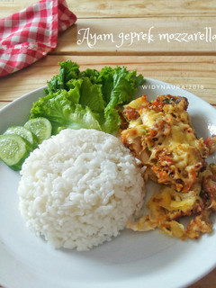 Foto resep Ayam geprek mozzarella