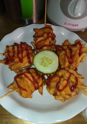 A picture of Chips corndog.