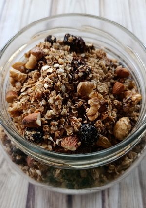 Una foto de Granola casera aromática