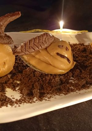 A picture of Melting ghost & Scarecrow pumpkin spice truffles.