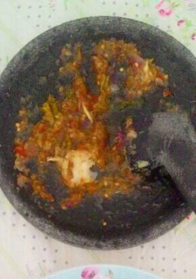 Foto resep Sambal acan mantah limau nipis (sambal terasi jeruk nipis)