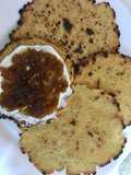Pan de soja especiado a la sartén (tipo chapati)