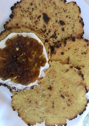 Una foto de Pan de soja especiado a la sartén (tipo chapati)