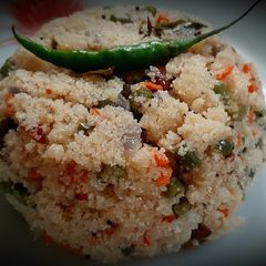 A picture of Upma- A healthy start.