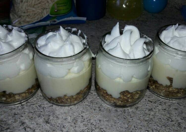 Pie de limón en vasitos Receta de yanina gajardo Cookpad