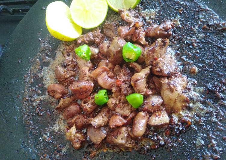 Recipe of Super Quick Homemade TAWA kaleji