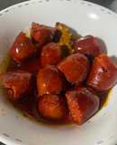 Choricitos al vino