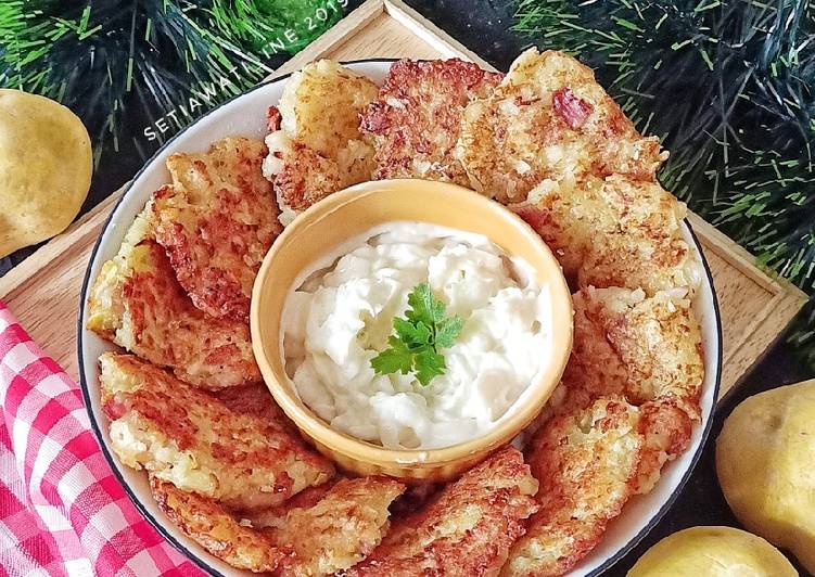 Cara Gampang Membuat Crisp Rosti Potatoes Anti Gagal