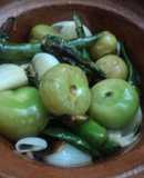Salsa verde de chiles dorados Mamá Guera al estilo ranchero