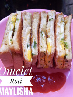Foto resep Omelet Roti