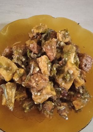 Foto resep Tahu tempe teri sambel hijau