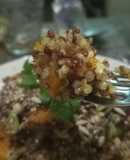 Ensalada vegana tibia de quinoa (🌱)