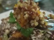 Una foto de quinoa y granada