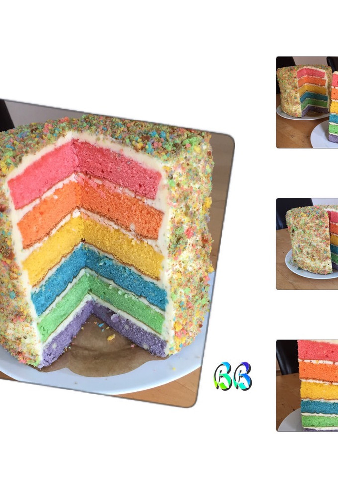 Foto resep Rainbow cake