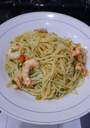 Foto resep Aglio Olio Simple