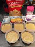 Helados individuales de queso de untar y Turrón Crema de almendra con proteína